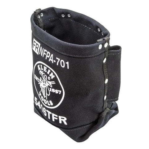 Flame Resistant No 4 Canvas Tool Bag For Bolt Storage With Tunnel Belt Loop And Double Reinforced Bottom, NFPA 701 Compliant