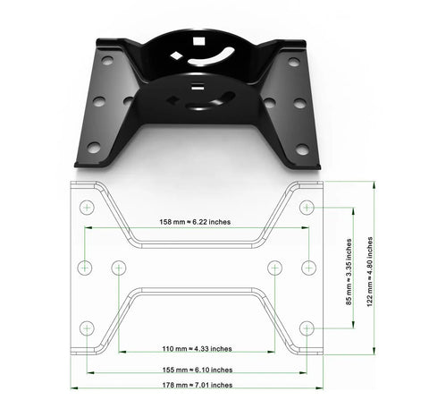 Diagram of Adjustable Outdoor Antenna Mounting Pole With Universal J Pipe Mount For Antenna And Weather Station bracket