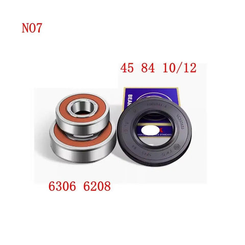 Compatible With Haier Front Load Washer Oil Seal & Bearing Kit Including 6203 To 6307 Sizes For Reliable Leak Prevention And Smooth Drum Operation Easy Install Durable Parts For Top Performance