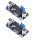 Two Pack Buck Converter Module Dope Power Supply For DIY Projects, DC To DC Step Down Regulator, LM2596S Controller