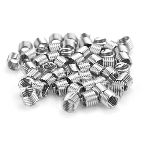 Upgrade Your Gear With This Top Tier Stainless Steel Thread Repair Insert Kit Featuring 50 High Strength Pieces Perfect For Fixing Stripped Threads In Aluminum And Magnesium To Lock Bolts Securely And Boost Durability For Heavy Duty Jobs That Need stainless steel thread inserts, 50 pieces