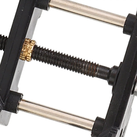 Close-up of Two Piece Watch Movement Holder Kit With Non Slip Fixed Base showing metal screw and grip detail.