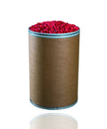 Easy Twist On Wire Connectors Red 22 To 8 Awg 600 Volt No Sweat Installation Solid Grip Flame Resistant Electrical Wire Nuts Heavy Duty Bulk Pack Of Twenty Five Thousand in a cylindrical container.