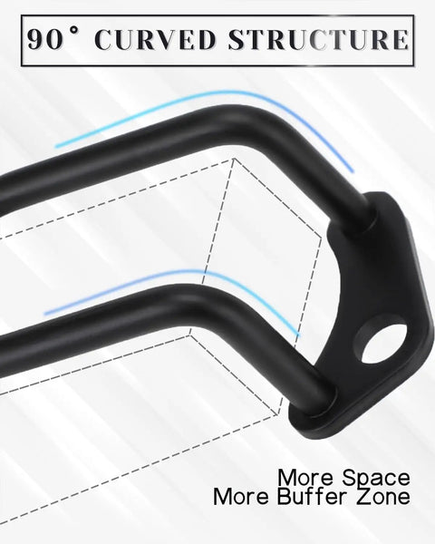Durable Ebike Derailleur Guard Transmission Protector 90-degree curved structure detail for Adventure Series Pace 500