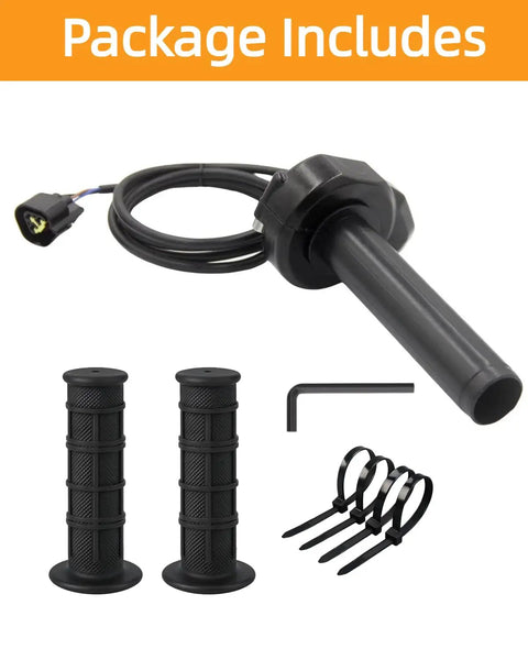 Full Twist Throttle Upgrade For Surron Electric Dirt Bike Waterproof E Bike Throttle Grips Kit Upgraded Parts Package