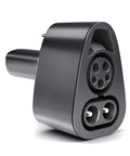 Plug And Play Ccs To Tesla Adapter Delivering Two Fifty Kilowatt Dc Fast Charging For Model 3 Y X S Units showcasing a sleek black design.