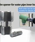 Heavy Duty Pvc Pipe Threader Kit With Electric Drill Adapter And One Half Inch Reusable Die for water pipe inner holes.