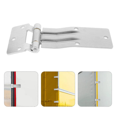 Built Tough Heavy Duty Truck Door Hinge With Galvanized Iron Carriage Shaft For Trailer Door 8.5mm Hole Diameter, Smooth Opening, Sturdy Build, Easy Install, Reliable Performance For Truck Side Doors on trailer doors