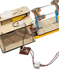 Sightseeing Cable Car DIY System Model Wood Toy Kit For Kids And Students Realistic Tower Supports Hands-On Educational Physics Experiment For Home And School STEM Learning Toy For Primary Projects, wooden cable car model with wires