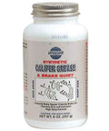 Synthetic Caliper Brake Grease With Brush High Temp Lubricant For Disc Brakes 8 Oz Bottle front view