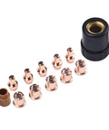 Get Your Plasma Cutter Consumables Kit Ready for Trafimet VersaCut 40 Systems with copper tips and nozzles for precise cuts.