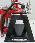 Premium Ergonomic Roller Lever Upgrade For Hornady Lock N Load Ap Reloading Press featuring smooth black finish and sturdy handle.