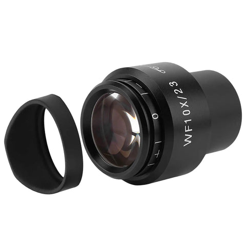 10X Magnification Microscope Eyepiece With Wide Field View Of Approximately 23mm For Biological Microscopes, 30mm Interface, Clear Image