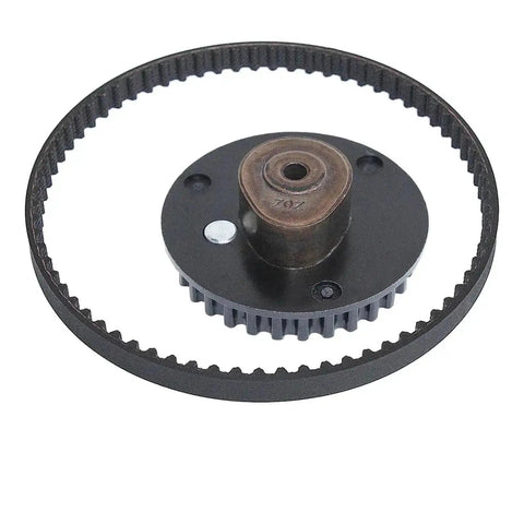 Premium 14320 Z0H 010 Camshaft Pulley Gear And Timing Belt Kit For GX25 4 Stroke Brushcutter Replace Parts Easy Swap For Heavy Duty Yard Work, black belt and pulley
