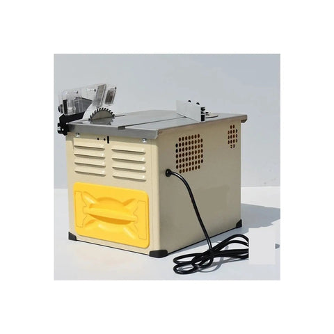 Dust Free Mini Table Saw Station For Woodworking Portable Sliding Workbench With Dust Collection Pro Grade Multifunction