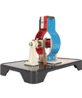 Super Chill DIY DC Electric Motor Model Kit With Included Hand Tools For Teens To Flex STEM Skills And Knock Out Cool Physics Projects At Home Without Soldering Hassles Or Tech Expertise Today, displaying a detailed electric motor model.
