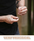 Person holding M6x10mm Wood Threaded Inserts With Countersunk Flange for Furniture Carbon Steel Built To Last Hardware.