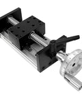4 Inch Stroke Manual Linear Motion Guide Table With Heavy Duty Pro Grade Dual Axis Slide Rail SFU1605 C7 Ball Screw CNC