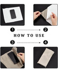 Step-by-step use of the Faraday Shield Fabric with Copper Nickel Polyester for RFID and WiFi Blocker EMF Protection Material.