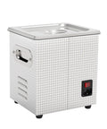 Heavy Duty 150W Ultrasonic Cleaner Machine With Digital Timer And Heater, 1.3L tank size, stainless body for efficient cleaning.