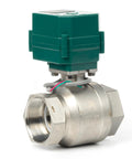 Heavy Duty Motorized Ball Valve 2 Inch Full Port 304 Stainless NSF Certified Electric Ball Valve 9 24V AC DC 2 Wire Auto Return Normally Closed
