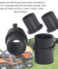 Flange Wheel Bushing Bearing Kit For Lawn Mower Repair Replaces 741-0990B 714-0162 741-0990 shown near lawn mower