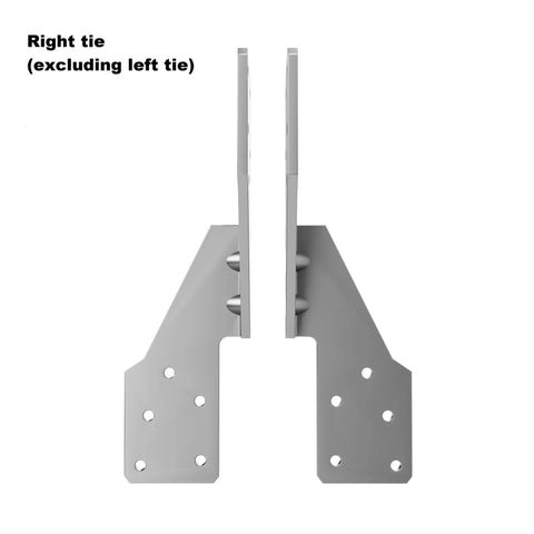 Heavy Duty Galvanized Right Hurricane Ties For Roof Rafters Deck Framing 25 Pack Wall Plate Braces Seismic Grade Professional Rock Solid Job Site Staple