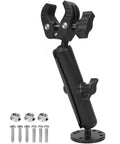 Rock Solid Trolling Motor Stabilizer Mount With Grippy Silicone Grip Reduces Bounce And Vibration On Trailers And Rough Rides
