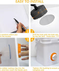 Orange 12 Pack Chicken Feeder Ports With Lids Drill Bit DIY Automatic Poultry Feeder Cups Kit installation guide.
