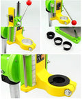 Beefy Heavy Duty Floor Drill Press Stand Table For Precision Drilling Workbench Clamp Kit with reducing bush and clamps