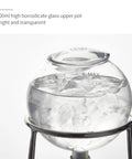 600 mL Detachable Cold Brew Coffee Dripper Tower With Adjustable Water Flow, 400ml borosilicate glass upper pot with ice