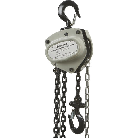 Built Like A Beast Manual Chain Hoist With 2200 Lb Capacity And 20 Ft Lift That Crushes Heavy Jobs Effortlessly Featuring Commercial Grade Steel Frame Grade 80 Load Chain And Secure Double Pawl Brakes