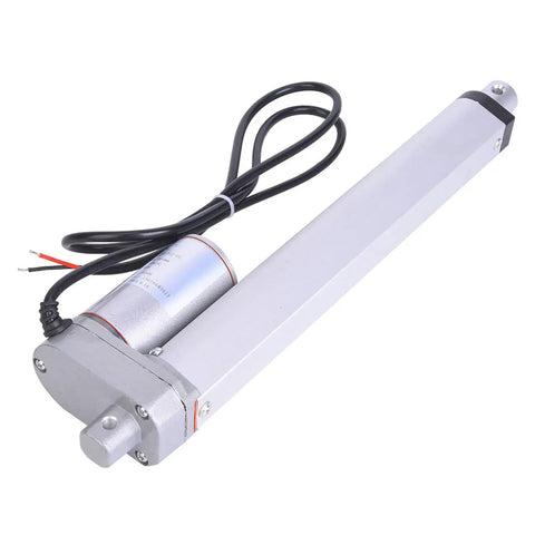 Top Shelf Electric Linear Actuator 300N High Speed 12Vdc With Built In Limit Switches For No Sweat Automation and weatherproof aluminum body.