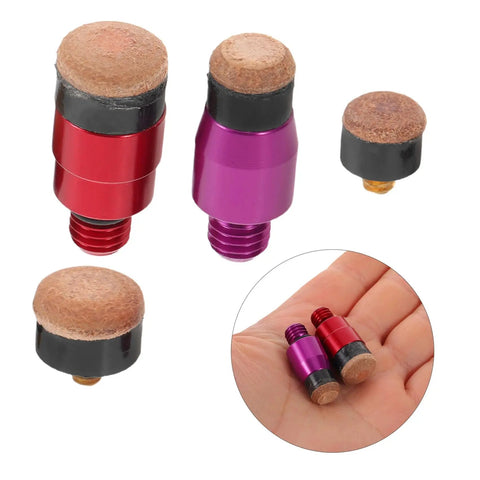 4pc Car Dent Repair Hammer Tip Set With Quick Change System For Faster Dents On Every Panel, Car Hail Damage Remover, Lightweight Metal Tips For Vehicles, shown with threaded tips