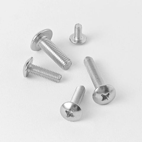 Truss Head Phillips Drive Machine Screws M4 X 10mm 50 Pack Fully Threaded Metric Bolts 304 Stainless Steel