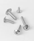 Truss Head Machine Screws M6 X 12mm 30 Pack Phillips Drive Stainless Steel 304 18 8 Fully Threaded Bolts Bright Finish