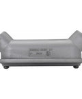 Pro Level Aluminum UB Conduit Body With 2.5 Inch Threaded SnapPack Electrical Junction Box, Nec Cec Approved Raceway Connector side view