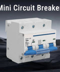 3 Pole DIN Rail Mount Circuit Breaker 100A 400V With Automatic Shutdown And Rapid Arc Extinction For Home Marine And Solar