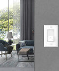 10 Pack 3 Way Wall Light Switch With Led Night Light And Built In Dusk To Dawn Sensor 15 Amp 120 277 Volt Rocker White Switch