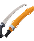 Heavy Duty Pro Saw With 330mm Blade And XL Teeth, 6.5 Inch Cut Capacity, 2.0mm Thick Nickel Plated Teeth, 13 Inch Frame, Lightweight 580g With Sheath, Non Impulse Hardened Teeth, Built For Tough Woodworking And Outdoor Cuts.
