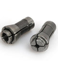 Heavy Duty Alloy Collet Chuck For Die Grinders And Pneumatic Engraving Machines Fits 3mm Bits, two sturdy alloy collet chucks.