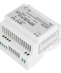Beefy 45W 12V DIN Rail Switching Power Supply For Industrial Control, 100 240VAC Input, 12V Output, Single Output, Rugged ABS Housing, Plug And Play, Universal Electrical Conversion Component, white ABS DIN rail module