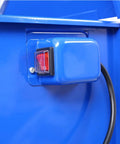 Close-up of the control switch on Heavy Duty 40 Gallon Parts Washer With Removable Shelf for easy operation.