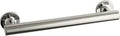 Purist 12 Inch Bathroom Grab Bar In Vibrant Polished Nickel Sleek Modern Handrail For Safe Accessibility Durable Stainless Steel Construction