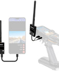 5.8GHz 48 Channel FPV Wireless Image Transmission Receiver For RC8X Transmitters And Android Phones And Tablets in use