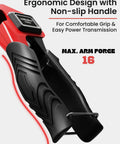 Close-up of ergonomic, non-slip handle of setting tool for Molly Bolts For Drywall And Plaster Walls Range From 0.12 To 1.28 Inches.