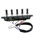 Universal Range Hood Push Button Switch Keyboard Control Board For 5 Button Or 4 Button Hoods, Replacement Switch Assembly