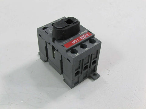 OT40F3 3-Pole Disconnect Switch 40A 750V AC Single Unit OT Series industrial isolator for panel and motor control, side view