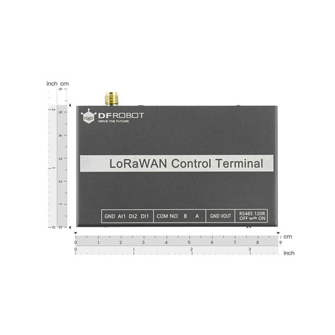 Long Range IoT Node With US 915MHz, RS485 Modbus RTU And Relay Controller, 2 In 1 All In One Edge Logic Hub front view