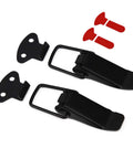Image of Two Pack Front Bumper Hook Lock Clips Universal Quick Release Bumper Trunk Clips Self Adhesive Fasteners for Cars and SUVs.
